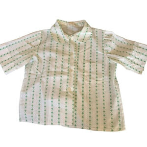 VINTAGE Girl Scouts small button down shirt